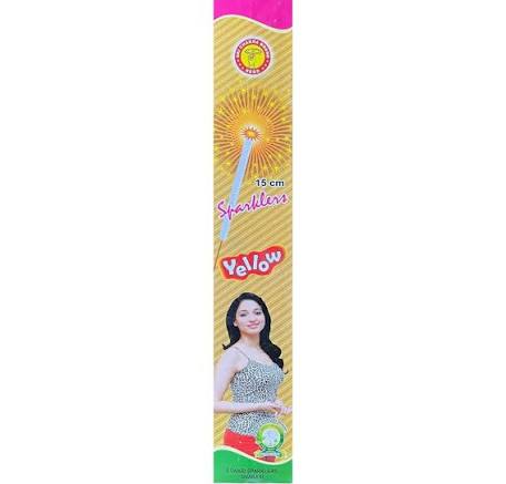 15cm yellow Sparklers